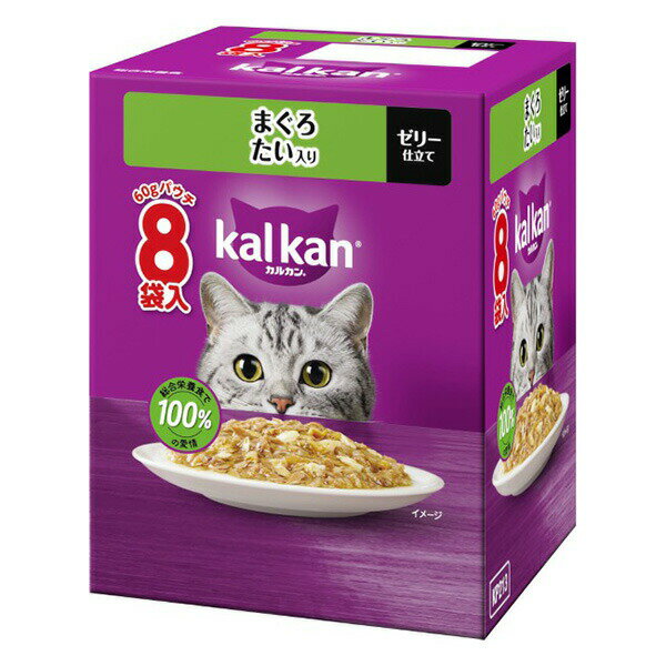 カルカンパウチ まぐろ たい入り 60g×8袋×20箱入り (1ケース)