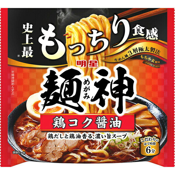 明星 麺神 鶏コク醤油 115g×10個 4ケースセット (計40個)(4)