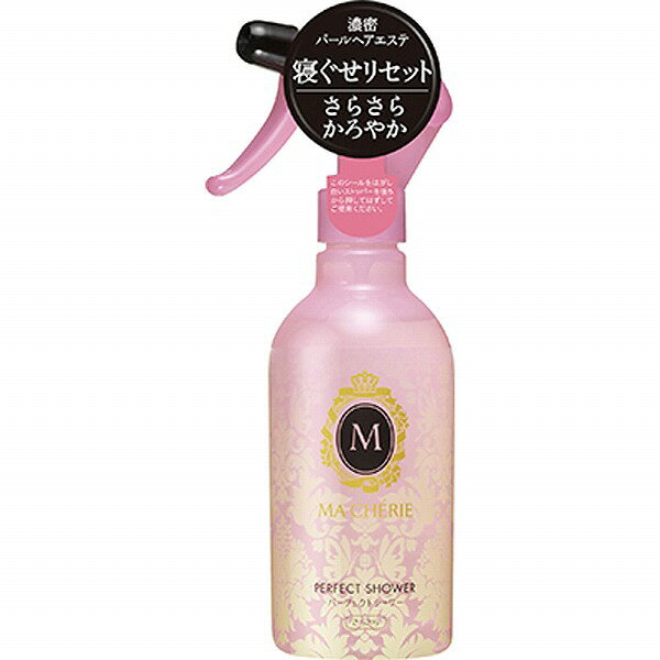 ※ご注意ください！！ご注文いただいてからのお取り寄せとなります。 ●商品の改訂により商品のデザイン、パッケージに記載されている内容と異なる場合があります。 【商品の特徴】濃密パールヘアエステ 寝ぐせリセットさらさらかろやか素早く寝グセをリセット！さらさらな髪に洗い流さないタイプ○髪にツヤを与えると同時に、1本1本を補修して扱いやすい状態に導く。濃密パールハニージュレDX＊配合。○素早く寝グセを直して、広がりやすい髪をうるおってさらさらな仕上がりに。○静電気・ドライヤー等の熱から髪を守ります。○うっとり甘くさわやかなフローラルフルーティの香りが持続。＊つや・補修・保湿成分（パールコンキオリン＊＊・ハチミツ・ヒドロキシエチルウレア・ヒアルロン酸Na）＊＊加水分解コンキオリン【商品区分】化粧品【内容量】250mL【成分・原材料・素材等】＜成分＞水，エタノール，PG，ステアルトリモニウムクロリド，乳酸Na，ヒドロキシエチルウレア，乳酸，ハチミツ，ヒアルロン酸Na，加水分解コンキオリン，グリセリン，イソプロパノール，PEG-10メチルエーテルジメチコン，乳酸アンモニウム，BG，トコフェロール，フェノキシエタノール，香料【原産国】日本【発売元、製造元、販売元又は輸入元】（株）ファイントゥデイ【広告文責】株式会社富士薬品0120-51-2289