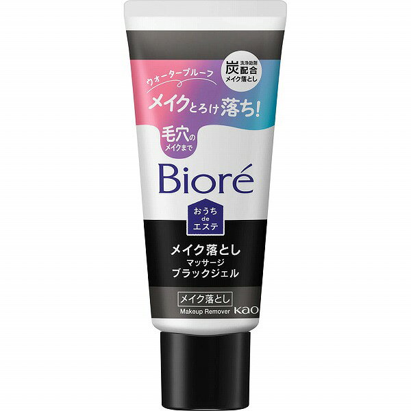 ※ご注意ください！！ご注文いただいてからのお取り寄せとなります。 ●商品の改訂により商品のデザイン、パッケージに記載されている内容と異なる場合があります。 【商品の特徴】毛穴のメイクとろけ落ち！炭配合（洗浄剤）ディープクレンジング処方高密着＊ブラックジェル●ウォータープルーフマスカラまで落とせます●つっぱらず、しっとりつるりとした洗いあがり●摩擦低減＊設計で肌なじみのいいやわらかいジェルタイプ●手や顔がぬれていても使えます●すすぎ後の洗顔はいりません●気分リラックス　フレッシュフローラルの香り　＊ビオレしっかりクリアジェルとの比較【商品区分】化粧品【内容量】60g【成分・原材料・素材等】成分：グリセリン、水、メチルグルセス-20、ジカプリリルエーテル、BG、イソノナン酸イソノニル、ベタイン、ジメチコン、ラウリン酸PEG-12、イソステアリン酸ポリグリセリル-2、（アクリレーツ／アクリル酸アルキル（C10-30））クロスポリマー、セチルジメチルブチル、デシルグルコシド、クエン酸Na、水酸化K、イソステアリルグリセリル、クエン酸、酸化鉄、炭、フェノキシエタノール、香料【用法・用量・使用方法】＜使用方法＞●適量（直径3cm程度）を顔全体に広げ、くるくるとメイクになじませます。その後はよく洗い流します。落ちにくいメイクを落とす時は、まつ毛や毛穴などの細かな所まで、ジェルがいきわたるように丁寧になじませてください。【原産国】日本【発売元、製造元、販売元又は輸入元】花王【広告文責】株式会社富士薬品0120-51-2289
