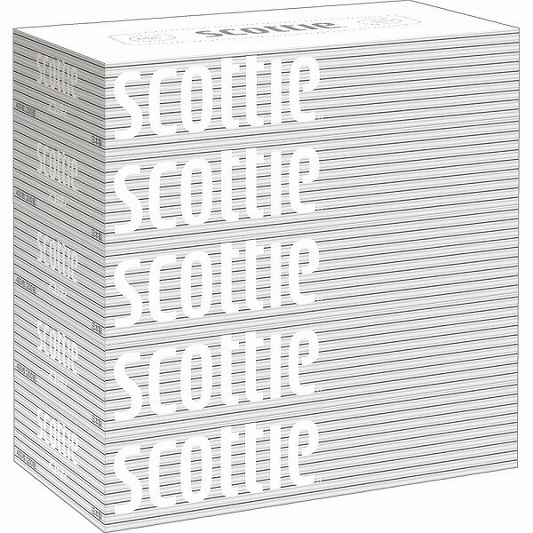 Tissue （Box） - スコッティ ティシュー 200組×5箱×12セット入り (1ケース)