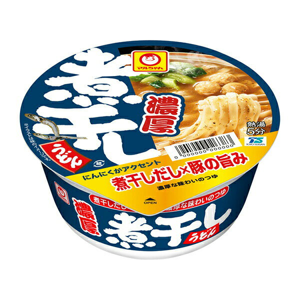 マルちゃん 濃厚煮干しうどん 86g×12個入り (1ケース)