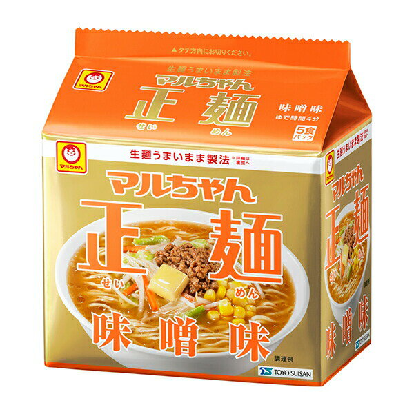 组合, 礼盒 - マルちゃん 正麺 味噌味 5食×6パック×3ケース（計90食）