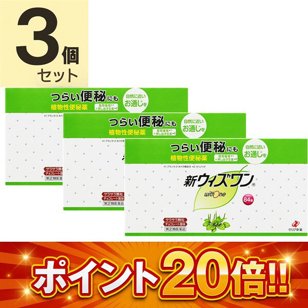 【指定第2類医薬品】新ウィズワン (84包)×3個セット