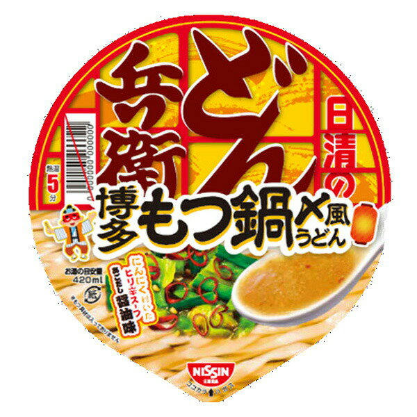 Other - 日清のどん兵衛 博多もつ鍋〆風うどん 95g×12個 (1ケース)