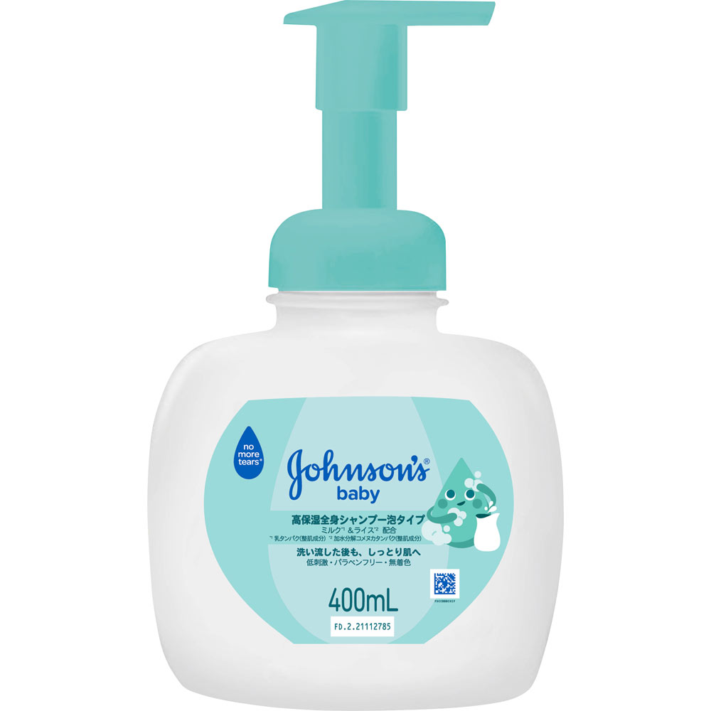 ジョンソン ベビー M&R 高保湿全身シャンプー 泡タイプ 本体 400mL