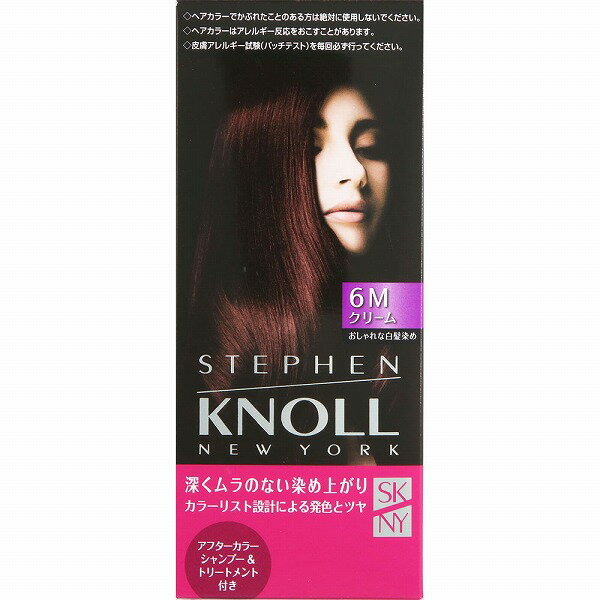スティーブンノル カラークチュール クリームヘアカラー 6M マロンブラウン 1個【医薬部外品】