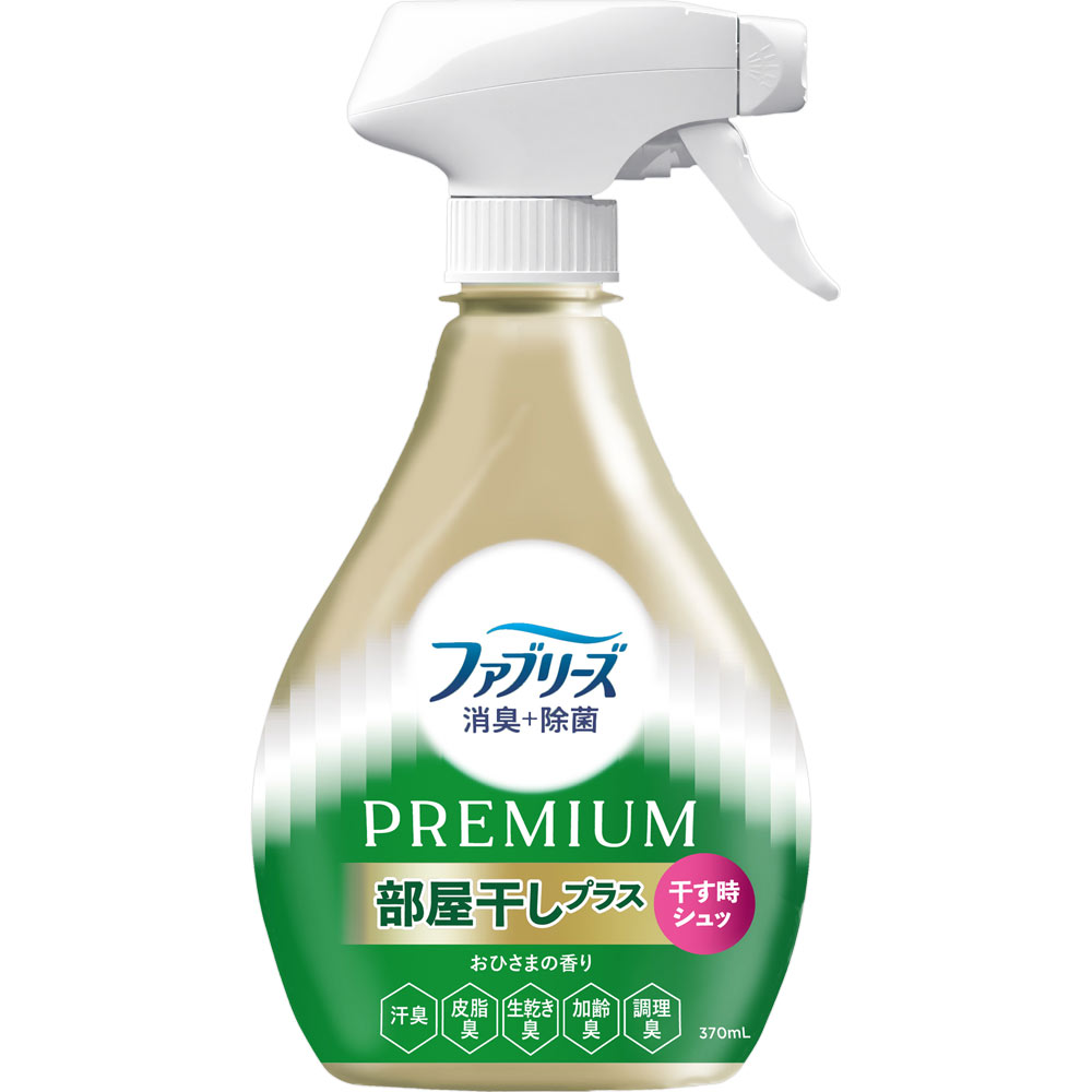 ※ご注意ください！！ご注文いただいてからのお取り寄せとなります。 ●商品の改訂により商品のデザイン、パッケージに記載されている内容と異なる場合があります。 【商品の特徴】洗濯してもニオう生乾き臭に！＊しかも洗濯の10倍濃度で直接除菌＊2＊洗濯後のすべての生乾き臭を消臭するわけではありません。＊ 2当社洗剤比。洗濯と異なり除菌成分が希釈化されないため。洗濯一般との除菌効果の優劣は確認しておりません。干す時シュッ汗臭 皮脂臭 生乾き臭 加齢臭 調理臭洗剤の10倍濃度で直接除菌＋抗菌乾きにくいフードやリブに ぎゅうぎゅう干しのタオルに洗いにくい靴も 体臭が気になる寝具も 〔部屋干し以外のアイテムにも〕使用回数：約360回スプレーできます。【内容量】370mL【成分・原材料・素材等】＜成分＞消臭成分、除菌成分、香料【用法・用量・使用方法】＜用途＞衣類・布製品用消臭剤＜使用方法＞先端部分を“ON”に回す。対象物から20〜30cm離して、表面が全体的に湿る程度にスプレーする。使い始めやつめかえ後は、スプレーを最後まで数回引く。使用後は先端部分を必ず“OFF”にし、立てて保管する。スプレー後はよく乾かす。しっかり除菌・消臭するために、まくら、クッションは表と裏6回、布団・カーペットは20回、スーツ・制服のジャケットは10回ずつを目安に表面を隙間なくスプレーする。【原産国】日本【発売元、製造元、販売元又は輸入元】P＆Gジャパン（合）【広告文責】株式会社富士薬品0120-51-2289