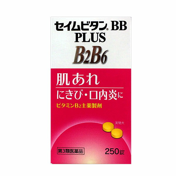  セイムビタンBBプラス (250錠) ビタミン剤 口内炎 薬 ニキビ 肌荒れ にきび 舌の口内炎 口内炎の薬 口角炎 舌炎 湿疹 皮膚炎 かぶれ 赤鼻 充血 目のかゆみ 飲み薬 錠剤 富士薬品