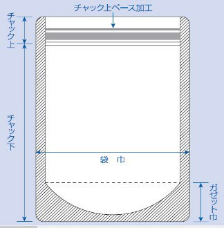 ラミジップスタンドLZ-22チャック付スタンド袋50枚入り日本製果実酒梅酒