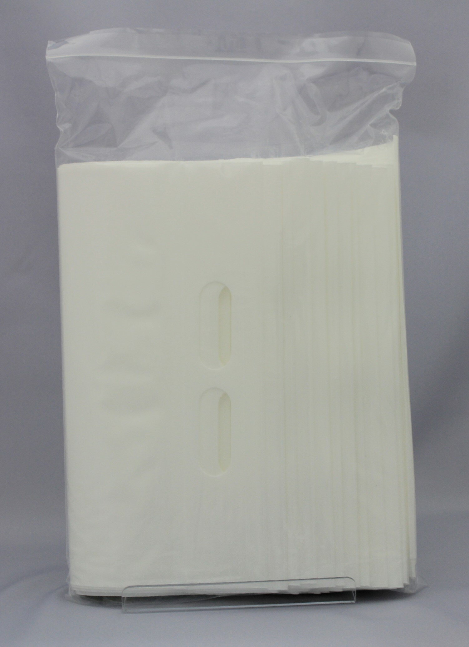 セイニチ公式 ユニハンディ チャック付 手さげ袋 乳白タイプ JW−10【50枚(1袋)】 日本製