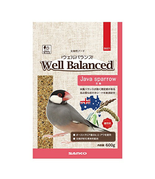 三晃商会　サンコー　ウェルバランス　文鳥　600g