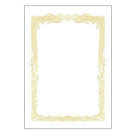 ササガワ　OA賞状用紙　白色B5　横書用　大入り100枚SAAGAWA タカ印　10-1151