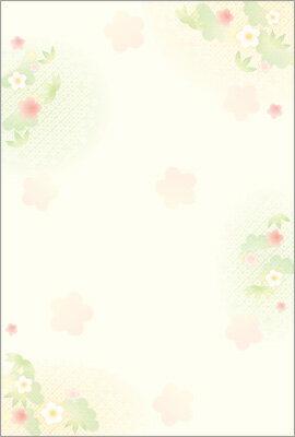 ササガワ　和柄用紙　和ごころ　松竹梅タカ印　4-1123　ハガキサイズ　20枚入