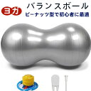 空気入れ付き フィットネス ダイエット リハビリ ジム エクササイズボール ヨガ ヨガトレーニング ヨガボール ピーナッツ型 椅子