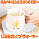 HOKOSUTA コップ保温器 コーヒーウォーマー 55℃適温 マグカップ 保温コースター カップウォーマー USB