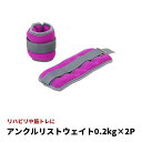 ダイエ ストレッチダイエット器具 ダイエット フィットネス アンクルウェイト エクササイズ アンクル [ ピンク 2個パック 0.2kg