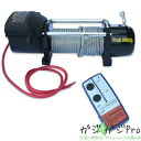 【7/13まで クーポン利用で10%OFF】電動ウインチ リモコン付き DC12V 最大牽引8000LBS(3628kg)