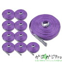 ナイロンスリングベルト 耐荷重1.0t×10m 10本 / 玉掛け 吊上げ ロープ 牽引