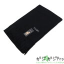 【クリックポスト便】厚手カシミヤストール ブラック 60cm×180cm / カシミア100% マフラー 高品質 無地 秋 冬 プレゼント クリスマス 売れ筋