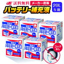 サンエイ化学 精製水 バッテリー補充液 20L×5箱セット コックなし 業務用 大容量 | 【送料無料】 バッテリー液 バイク フォークリフト 車 洗車 蓄電池 発電機 ウォッシャー液 LLC クーラント液 ro水 ピュアウォーター 純水 蒸留水 イオン交換水 超純水 せいせいすい 日本製