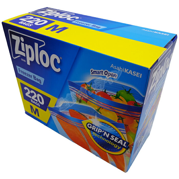 ≪220枚入×2箱セット≫【Ziploc】ジップロック フリーザー用 M 冷凍・解凍用 大容量 保存袋 フリーザーバッグ 保存パック 保存バック ジッパー付き袋 【costco コストコ コストコ通販】★送料無料★ 2