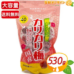 ≪530g≫【京華】梅のクエン酸 カリカリ梅 国産 個包装 種あり 梅干し おやつ おつまみ 駄菓子 クエン酸 夏バテ 塩分補給 国産梅【costco コストコ コストコ通販】★送料無料★