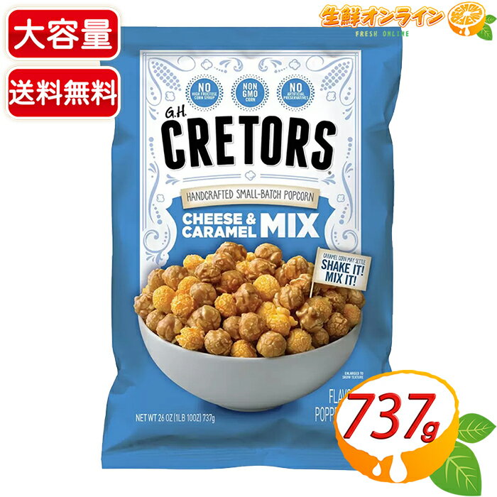 ≪737g≫【G.H. CRETORS】G.H.クレターズ ポップコーン チーズ&キャラメルミックス (旧シカゴクラシック) 大容量 お菓子 おやつ プレゼント...
