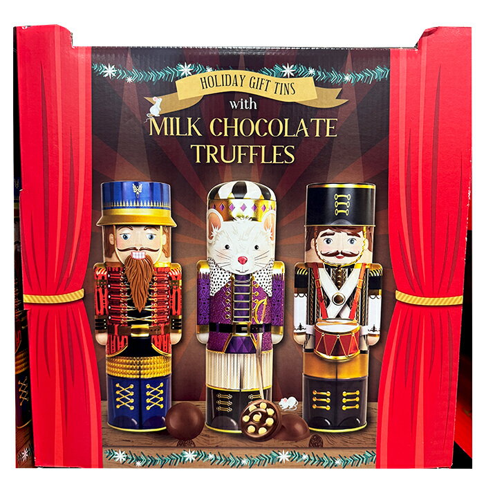 【SILVER CRANE】ミルクチョコ トリュフ 缶入り 大容量 350g×2セット ミルクチョコレート トリュフチョコレート デルコンテ お菓子 お..