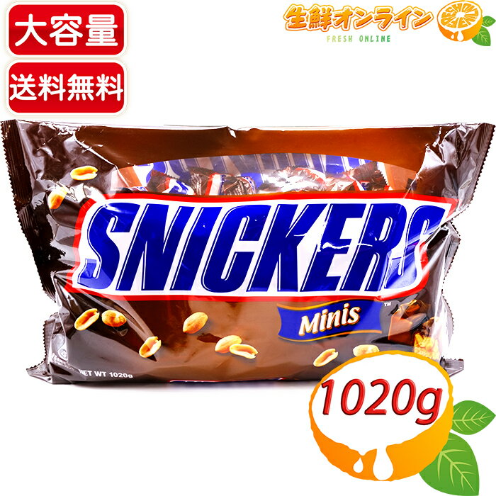 ≪1020g≫【SNICKERS】スニッカーズ ミニチュア Minis 1.2kg アメリカ産 ◎甘くて美味しい◎ マース チョコ お菓子 お徳用 バレンタイン ホワイトデー クリスマス プチギフト プレゼント シェア 個包装【costco コストコ コストコ通販】★送料無料★