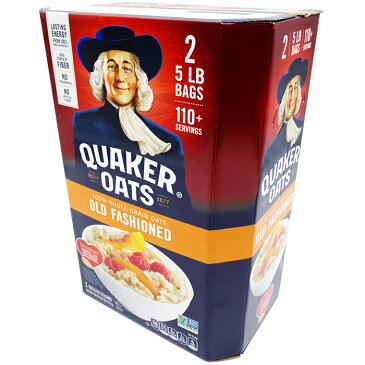 【QUAKER】クエーカー オールドファッション オートミール 4.52kg×3箱セット! 2.26kg×6パック入り お得な大容量! クウェーカー【costco コストコ】★送料無料★