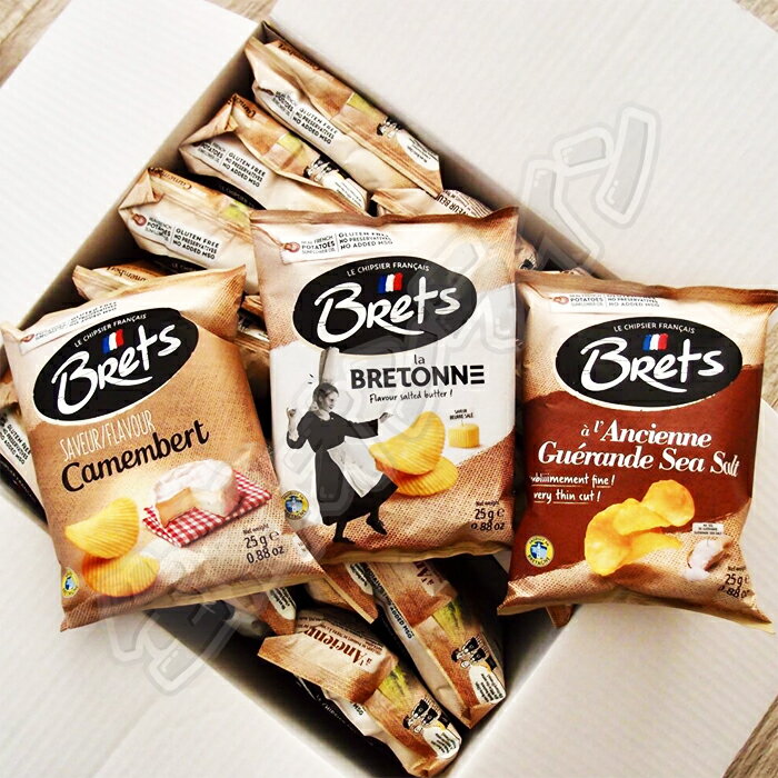 ≪2箱セット≫【Brets】ブレッツ ポテトチップス ミックスボックス 450g(25g×18袋)×2箱セット Brets Potato Chips Mix Box お菓子 ポテチ【costco コストコ コストコ通販】★送料無料★