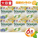 ≪6箱入≫ブルサン ガーリック＆ハーブ 600g (100g×6パック) 大容量！ 国産 チーズ ◇濃厚でなめらかなフレッシュチーズ♪◇ ナチュラルチーズ フレッシュフレーバー チーズ Garlic&Herbs