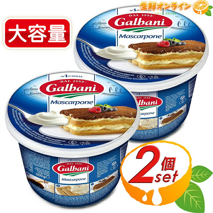 ≪2個セット≫【GALBANI】ガルバーニ マスカルポーネ / イタリア 500g×2個セット ◇クセが少なく美味しい◇ フレッシュチーズ ナチュラルチーズ Mascarpone 【costco コストコ コストコ通販】