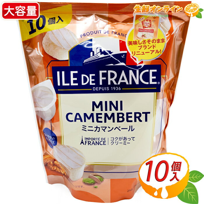 ≪10個入≫【COEUR DE LION】クールドリオン ミニ カマンベールチーズ 250g フランス産 ILE DE FRANCE イルドフランス ミニカマンベール チーズ クールドリヨン おつまみ 家飲み 宅飲み 冷蔵食品 クール冷蔵【costco コストコ コストコ通販】