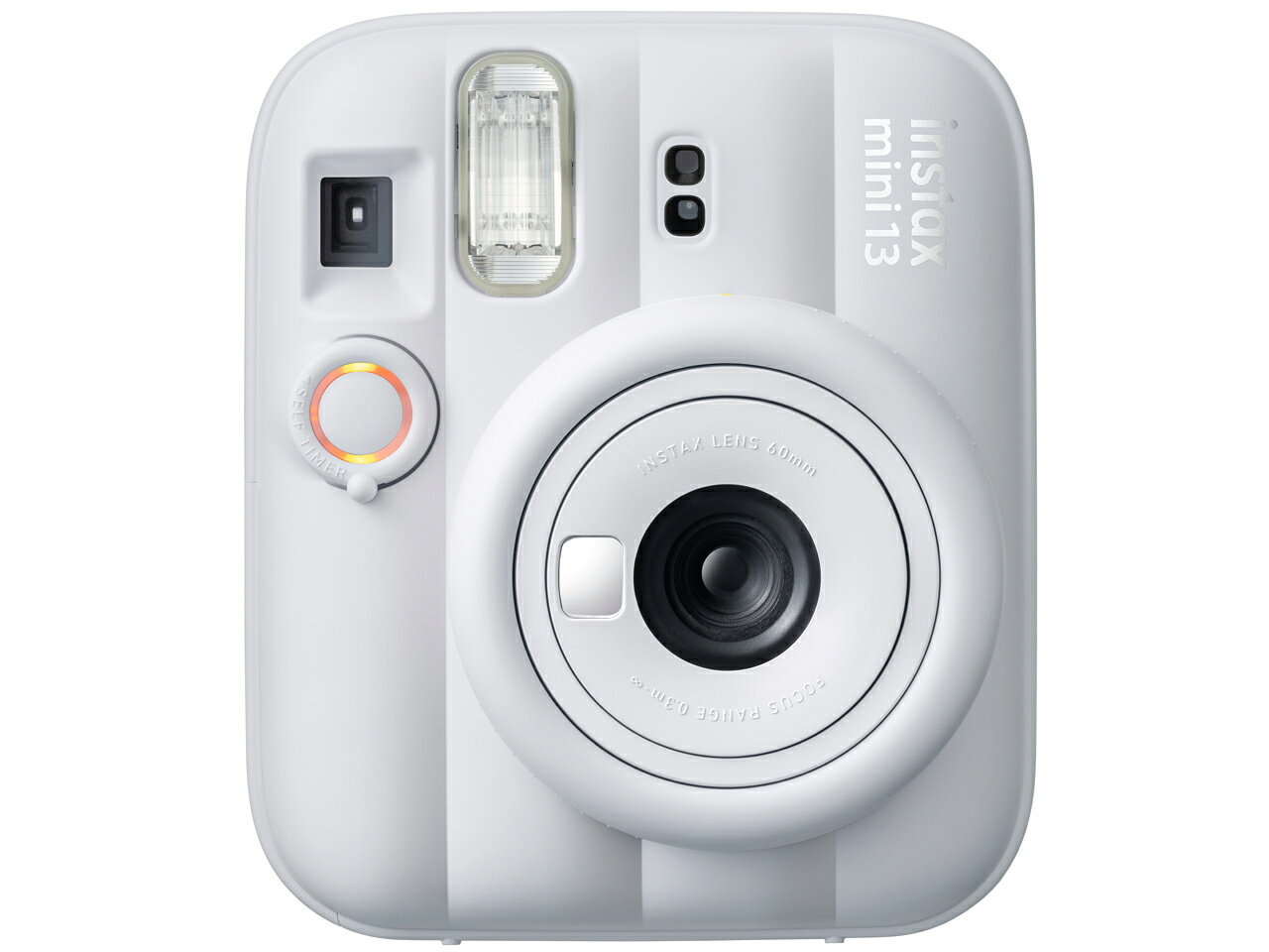 商品情報商品情報使用フィルム: 富士フイルム インスタントカラーフィルム instax mini（別売）写真画面サイズ: 62mm × 46mmレンズ: 2群2枚構成 f=60mm 1:12.7撮影範囲: 0.3m〜∞（0.3m〜0.5mはクローズアップモード）セルフタイマー: 搭載（2秒・10秒、レバー式）露光調節: 自動（シャッタースピード1/2〜1/250秒、スローシンクロ）フラッシュ: 常時発光（自動調光）電源: 単3形アルカリ電池×2本サイズ/重量: 約105mm × 120mm × 60mm / 約250g（電池・フィルム除く）