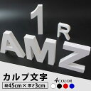  カルプ文字 浮き文字 立体文字「英数字」 縦45cm×厚さ：3cm 屋外仕様/店舗/飲食店/会社名/看板/激安/格安/丈夫/耐久性抜群 目立つカラー使用/全国配送 karupu-a450