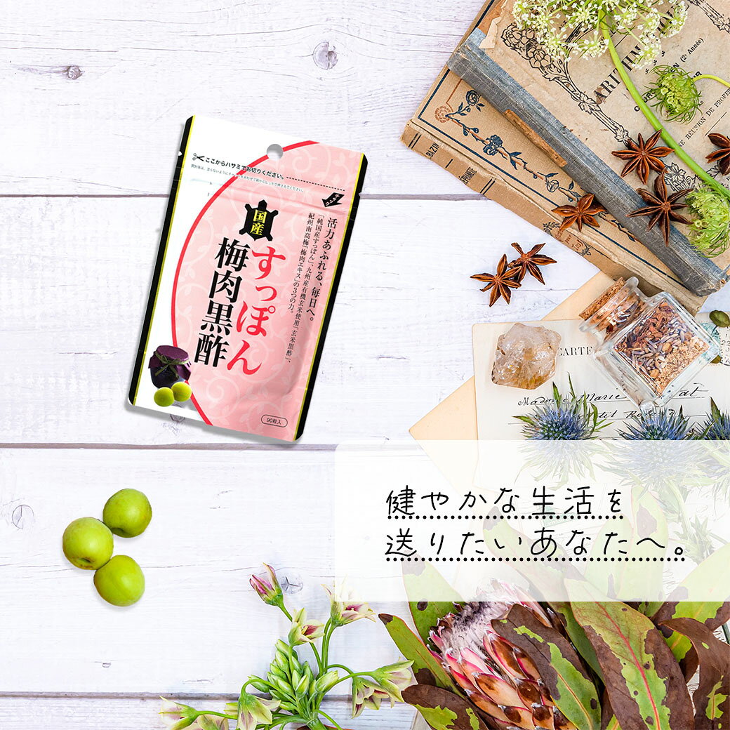 国産すっぽん梅肉黒酢 約1か月分 健康食品 サプリメント アミノ酸 すっぽん 梅肉 ...