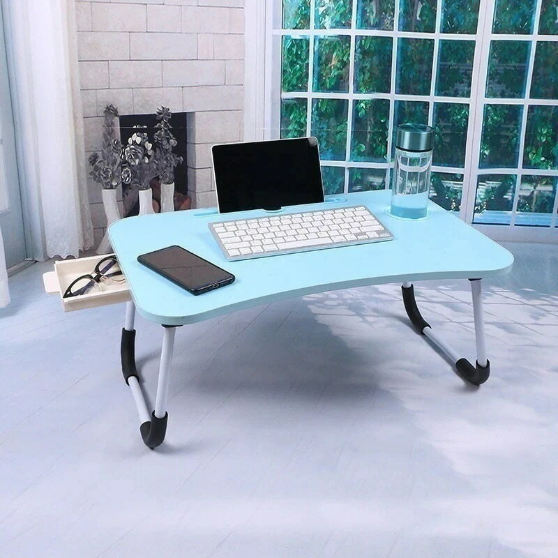 机 家具 机 コンピューター机折りたたみ机ベッドコンピューター机シンプル木目折りたたみ式小型机 机