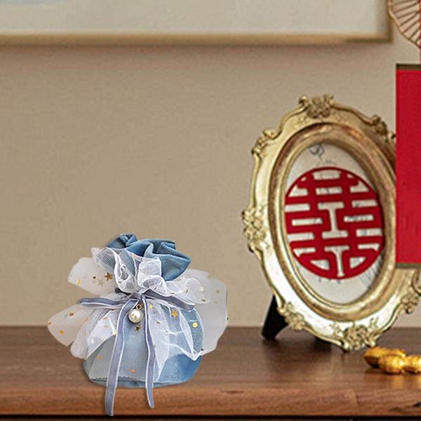 ジュエリー キャンディ バッグ 伝統的な中国の結婚式 結婚式の必需品 宴会 ブルー seisinr01-10069089 正申R パッケージ画像