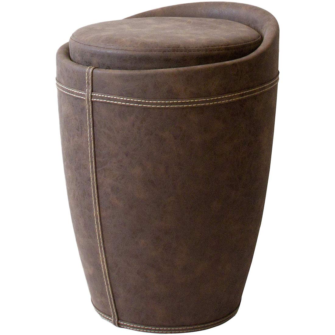 宮武製作所 収納スツール ファブリック 幅36×奥行き36×高さ50cm（座面高：46.5cm） ダークグレー