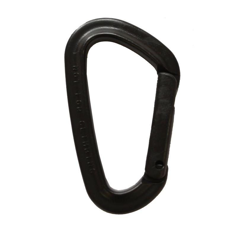 Rakuten - 樹脂製カラビナ 4.3cm×6.5cm ブラック IN75-580
