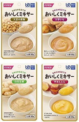 おいしくミキサー 介護食お惣菜4種類12食セット おやつ スイーツ かまなくてよい 区分4 