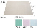 消臭ポータブルトイレ用防水シート L PTL-74120 ブルー(4)