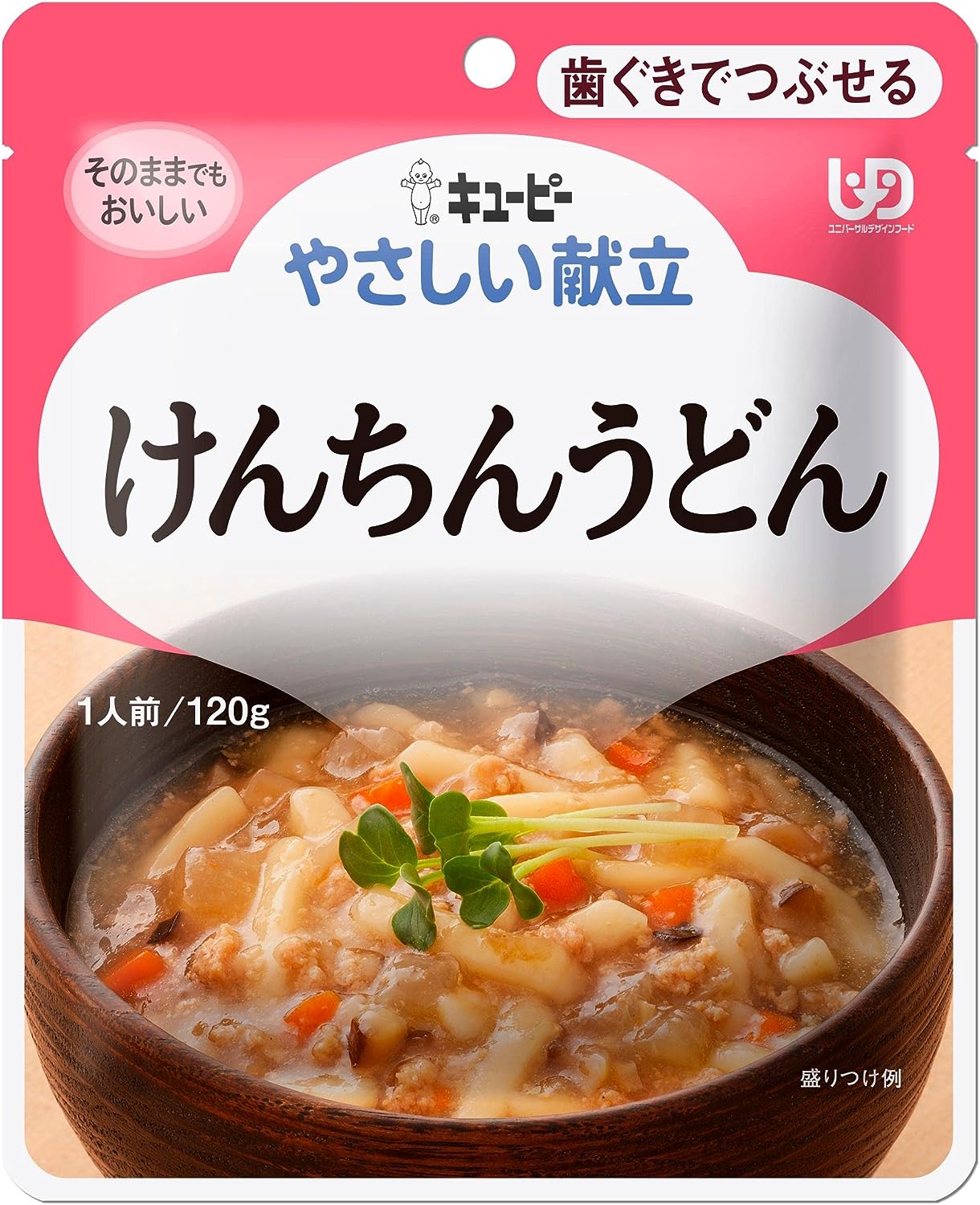 キューピー やさしい献立 歯ぐきでつぶせる けんちんうどん 120g 6個