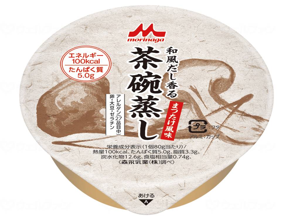 クリニコ 和風だし香る 茶碗蒸し まつたけ風味 ケース 80g 24個