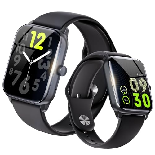 スマートウォッチ iPhone/アンドロイド対応 活動量計 歩数計 1.94インチ大画面 IP68防水仕様 長持ちバッテリ 腕時計 カスタム文字盤