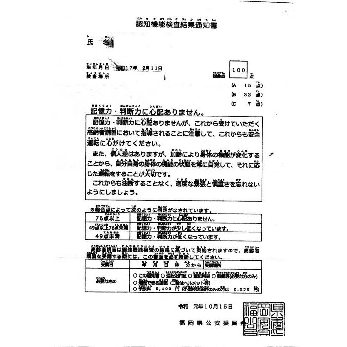 高齢者講習 高得点対策 75歳運転免許更新 問題集 認知機能検査 テスト 内容 イラストを覚える方法 高齢者講習 高得点対策 75歳運転免許更新 問題集 認知機能検査 テスト 内容 イラストを覚える方法