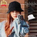バケットハット レディース 夏 帽子 バケツハット バケハ リングバケットハット 韓国 ハット サファリハット ストリート キャップ 20代 メンズ フリーサイ...
