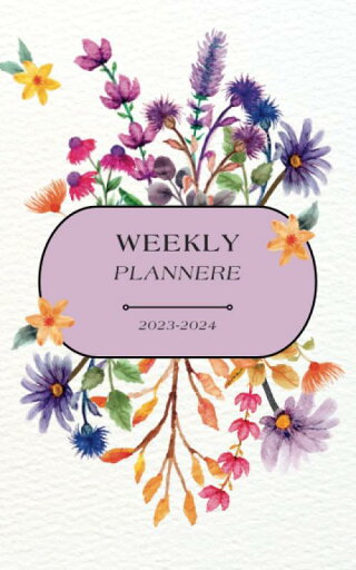 weekly planner 2023-2024: weekly planner 2023-2024,Retro Rose Wildflower Cage Design weekly planner 2023-2024: weekly planner 2023-2024,Retro Rose Wildflower Cage Design